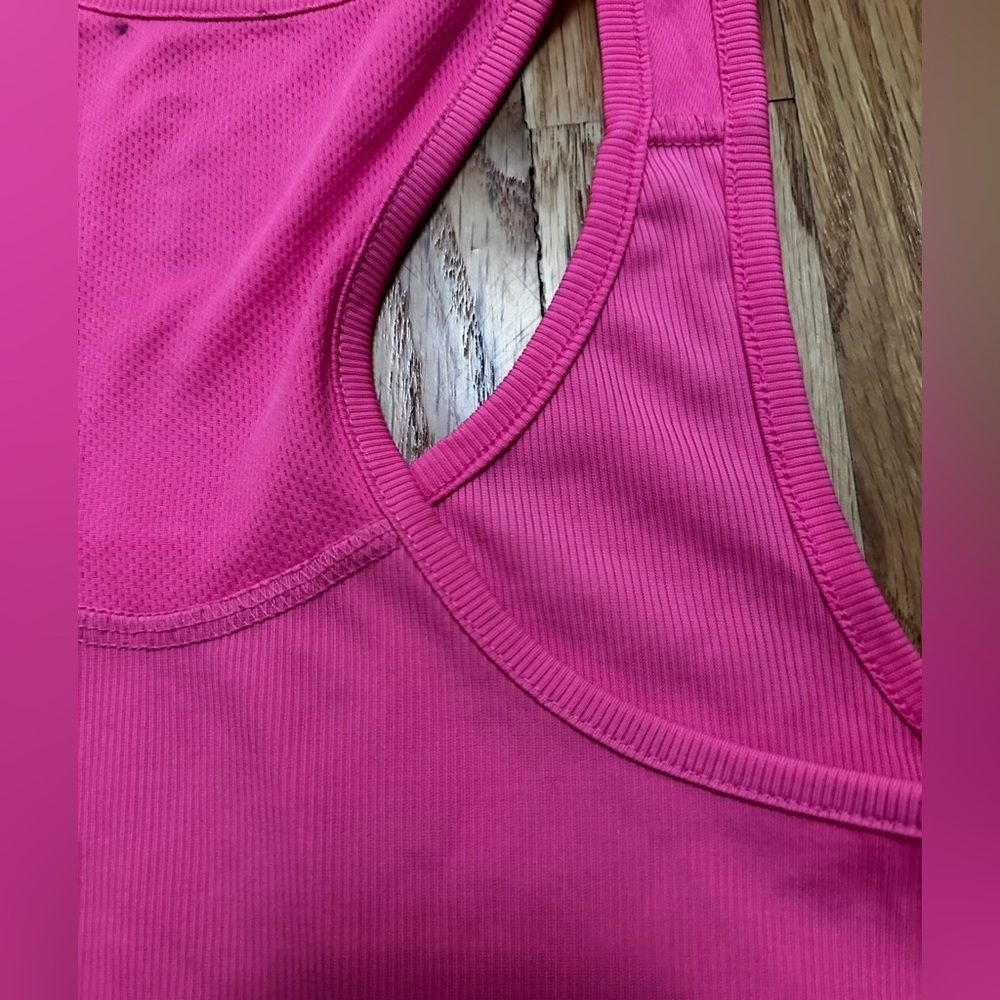 Pink Danskin racerback tank top #fitness - Picture 6 of 6